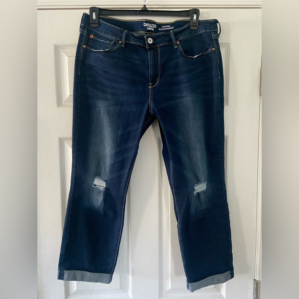 Denizen Modern Slim Boyfriend Cropped Jeans